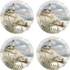 Set of 4 Absorbent Coasters - Beach Lighthouse