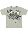 Akademiks Black Book T-Shirt (Sizes 8 - 20) - heather gray, 10 - 12