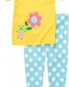 Carter's Garden Frog 2-Piece Pajamas (Sizes 2T - 5T) - yellow, 3t