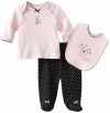 Little Me Baby-Girls Newborn Little Ballerina Lap Shoulder Set