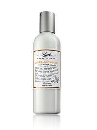 Seductive fusion of Ugandan vanilla and cedarwood, heightened with a hint of iris, which gives way to rich amber. Our Aromatic Blends Skin-Softening Body Lotion is formulated with squalene, shea butter and botanical oils to ensure skin is nourished from the inside out. Indulge skin in 24 hours of hydration and soothing nourishment without silicones. Made in USA. 8.4 oz.