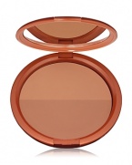 Two ways to give yourself a heavenly glow. Give yourself a heavenly glow with this super-luxurious powder bronzer duo. Unique oil-control complex keeps skin shine-free and comfortable. Two smooth, oil-free shades blend brilliantly to give face, shoulders and decolletage a seductive bronze look.