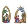 Roman Inc. Nativity Ornaments Set of 2 Ornaments