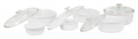 CorningWare 6109785 French White 12-Piece Bake and Serve Set