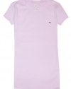 Tommy Hilfiger Women Slim Fit Crewneck Logo T-Shirt (XS, Light purple)