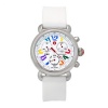 Michele Women's MWW03M000090 Carousel CSX White Silicone Strap Chronograph Watch