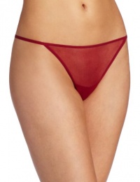 Cosabella Women's Soire Italian Thong, Wineberry, One Size