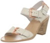 Dolce Vita Women's Kanna Sandal,White Leather,7 M US