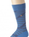 HUGO BOSS Men's Diagonal Stripe Crew Sock