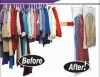 5 PACK LARGE VACUUM SEAL HANGING GARMENT BAGS - SPACE SAVER SAVING SUIT STORAGE BAG