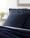 Ralph Lauren Suite Glen Plaid King Pillow Sham Navy