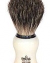 Omega 13109 Creamy Curved Handle Pure Badger Shaving Brush