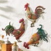 French Country Farm Rooster Wall Art Trio By Collections Etc