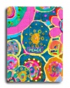 Peace 12x16 Artistic Planked Wood Sign by Lisa Weedn