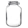 Bormioli Rocco Fido Round Clear Jar, 169-Ounce