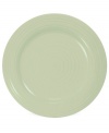 Celebrated chef and writer Sophie Conran introduces dinnerware designed for every step of the meal, from oven to table. A ribbed texture gives this sage salad plate from Portmeirion the charm of traditional hand-thrown pottery.