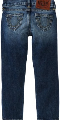 True Religion Boys 2-7 Herbie Slim Jean with Phoenix Pocket Detail, Independence, 7