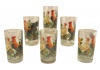 Rooster Drinking Glasses,Tumbler 6PC SET 10oz