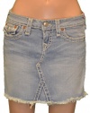 True Religion Brand Jeans Women's Sadie Super T Denim Skirt-Size 24