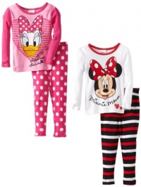 Disney Girls 2-6X Minnie And Daisy Long Sleeve 2 Piece Set