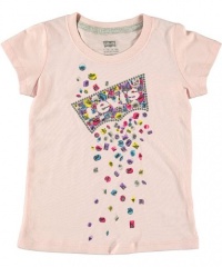 Levi's Gem Shower T-Shirt (Sizes 4 - 6X) - light pink, 6x