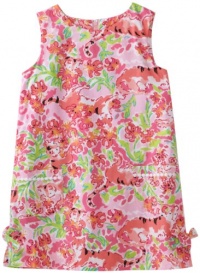 Lilly Pulitzer Girls 2-6X Little Lilly Classic Shift Printed Dress, Lillys Pink Call Me Kitty, 3