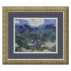 The Olive Trees 1889 by Vincent Van Gogh, Framed Print Art - 14.06 x 16.12