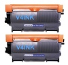 Compatible Brother (TN-450BK / TN450BK / TN450 / TN-450) Toner Cartridges for Brother MFC 7360N 7460DN 7860DW / HL 2220 2230 2240 2240D 2270DW 2280DW Printer - 2 Pack - Black