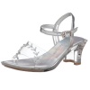 Kenneth Cole Reaction Cind-R-Ella Sandal (Toddler/Little Kid/Big Kid),Clear/Silver,4 M US Big Kid