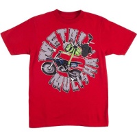 Metal Mulisha Trick Youth Boys Short-Sleeve Fashion T-Shirt/Tee - Red / Medium