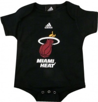 Miami Heat Adidas Primary Logo Baby Creeper Onesie