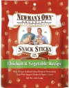 Newman's Own Organics Snack Sticks, Chicken & Vegetable, 4-Ounce Packages (Pack of 6)