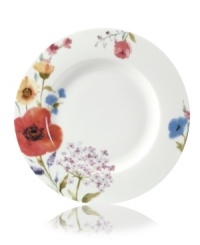 The picture of calm, Mikasa's pretty Garden Palette Floral dinner plates boast painterly blooms rooted in sleek porcelain for every day.