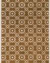 5' x 8' Rectangular Surya Area Rug G5106-58 Cumin/Parchment Color Hand Tufted in India Goa Collection