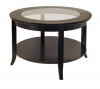 Winsome Wood Round Coffee Table, Espresso