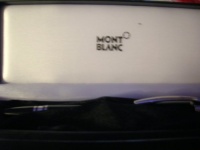 Mont Blanc Starwalker Black Resin Rollerball / Fineliner Pen