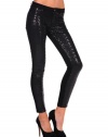 Blank NYC Womens The Spray On - Black See Queens - 25