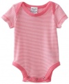 Splendid Littles Unisex-baby Infant Striped Envelope Neck Body Suit, Taffy, 0-3 Months