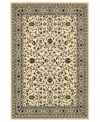 Add graceful allure to your dining room, bedroom or hallway with this beautiful area rug from Karastan. Woven from New Zealand worsted wool, this rug's yarns have been specially twisted and space-dyed to create an artful stria, reminiscent of a fine, hand-woven Peshawar rug.