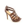 Marc Fisher Creeks 2 Open Toe Platforms Sandals Shoes Brown Womens New/Display