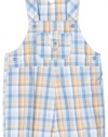 Hartstrings Baby-boys Newborn Plaid Shortall, Blue Multi, 0-3 Months