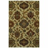 Townhouse Rugs Kingdom Medallions Cream 63 by 94-Inch Rug