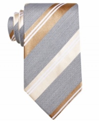 The classic. A simple striped tie from Geoffrey Beene is the standard you'll reach for again and again.