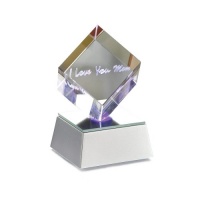 Gifts & Decor I Love You Mom Lighted Mothers Day Gift Acrylic Cube