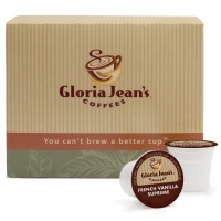 Gloria Jean's Coffees, French Vanilla Supreme, K-Cup Portion Pack for Keurig K-Cup Brewers, 24-Count (Pack of 2)