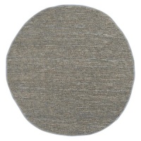 Gray Blue Surya Continental 8'x8' Natural Fiber Round Area Rug from RugPal.com