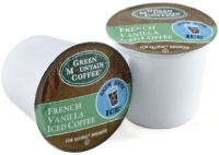 Green Mountain French Vanilla Iced Coffee Keurig K-Cups, 16 Count