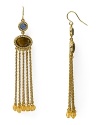 Bring an exotic finish to your look with these fringed drop earrings from Lauren Ralph Lauren.