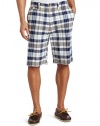 Nautica Men's Yarn Dye Flat Front Short