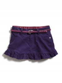 GUESS Kids Girls Belted Beverly Shorts, PURPLE (4)